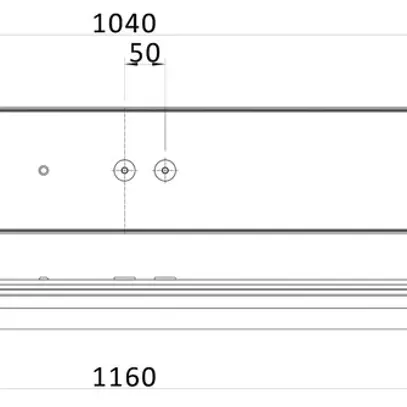 LED-Deckenleuchte Philips CoreLine FastSet 34.5W 4800lm 830/840 IP44 DA 1.2m ws 