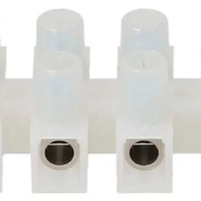 Morsettiera Adels-Contact 12P 0.5…2.5mm² 24A 450V interasse 10mm bianco 