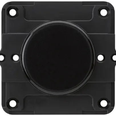 Plaque pleine Hager 46mm noir 