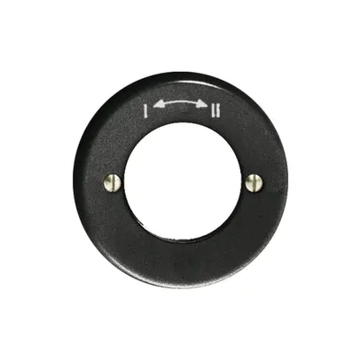 Kit frontale I-II nero per contatto rot.imp.a chiave 