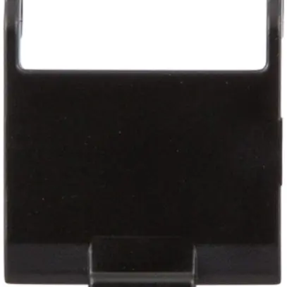 Clapet antipolvere Dätwyler per MS 1/8 Cat.6A Keystone, nero 