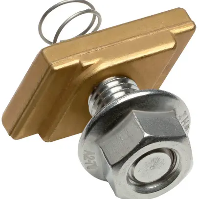 Élément de raccordement Hager M12 inoxydable sachet à 3 pièces 