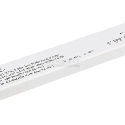 Bloc d'alimentation DOTLUX, p.bandes LED, 100W, 24VDC, 0…4.17A 298×30×17mm IP20 