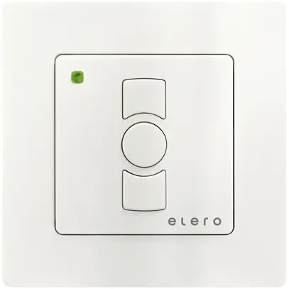 Émetteur mural RF AP elero ProLine MonoTec-868 1-canal à piles blanc 