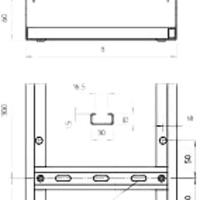 Échelle de câbles Bettermann LG 60×400×3000mm perforée zinguée en continu 