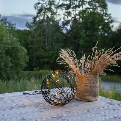 Palla Trassel System LED Extra, Ø350mm, nero, 4W, 30 LED, bianco caldo 