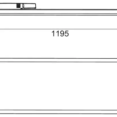 LED-Panelleuchte Sylvania Quantum 1200×300 Multipower 28W 4500lm 840 IP54/IP20 