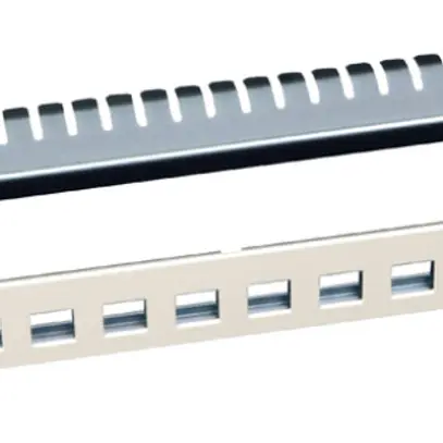 Pannello cat.6 1UA 16F.vuoto bianco 