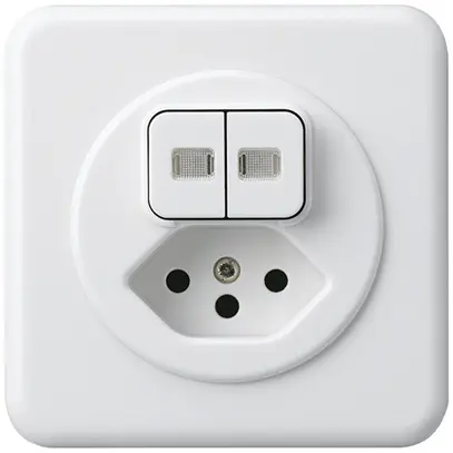 Combinaison lumineuse ENC 1/3+3/1L+type 13 blanc basico 2 lentilles 