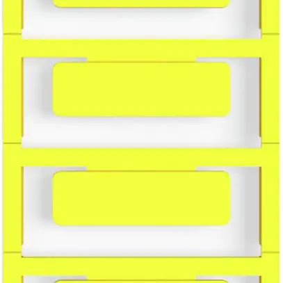Marqueur d'appareil Weidmüller MultiCard CC auto-adhésive 15×49mm PA66 jaune 