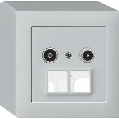 Presa multimedia AP kallysto R/TV 19dB 2GHz grigio chiaro 