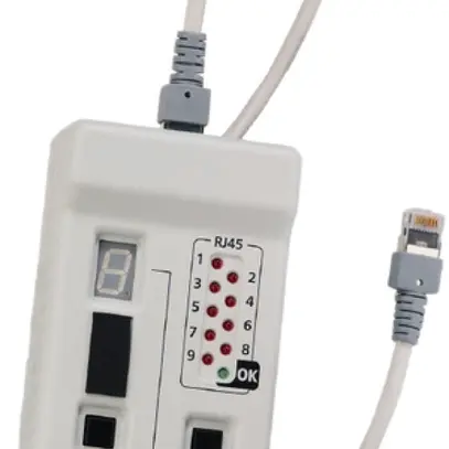 Testeur de passage Weidmüller IE-CT pour câble informatique 