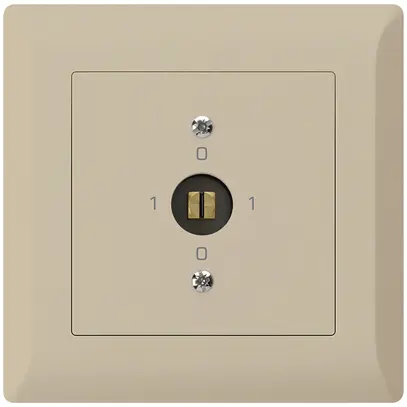 Interruttore a chiave d'innesto INC kallysto.line 0/1L beige 