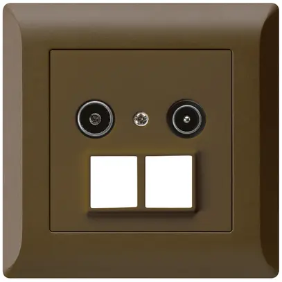 Prise d'antenne ENC R/TV HMS kallysto.line 14dB brun 