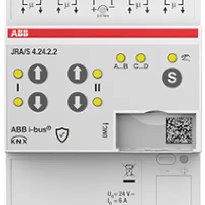 Actionneur de jalousie AMD ABB JRA/S4.24.2.2 4-fois 6A/24VDC 