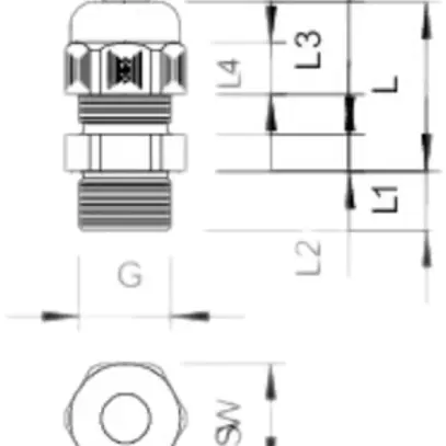 Kabelverschraubung BettermannV-TEC PG11 
