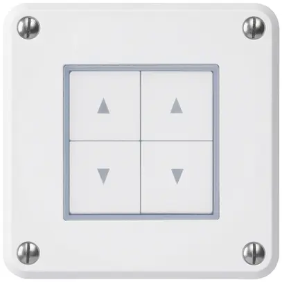 Interruttore per tapparelle INC robusto IP55 bianco con 4 tasti di comando combi 