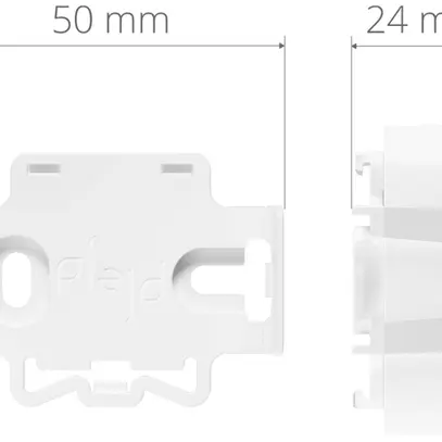 Adaptateur de montage Plejd MNT-01, pour montage DIN/AP d'appareils INC 