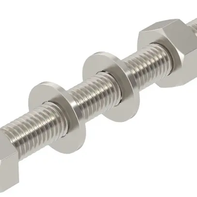 Sechskantschraube Bettermann Mutter+Scheibe+Fächerscheibe M10×90, A2, 2B 