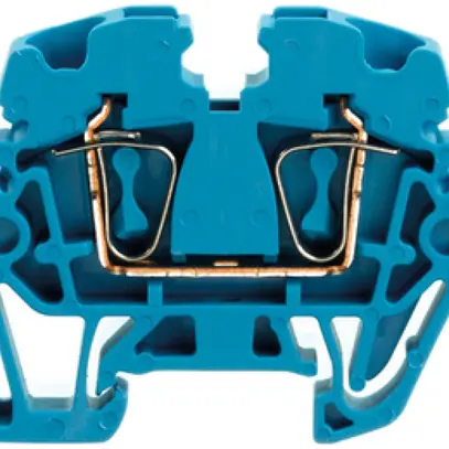 Morsetto di passaggio Weidmüller ZDUA connessione a molla 2.5mm² TS15 blu 