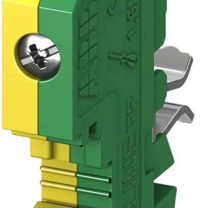 Morsetto d.protezione ABB SMISSLINE TP p.zoccolo supplementare 10mm²verde/giallo 