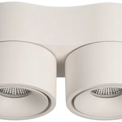 Spot LED maxLUCE DOUBLE SHINE 2×13W 930 2×1100lm 2×36° blanc mat 