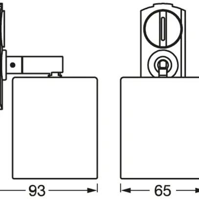 Spot LEDVANCE TRACKLIGHT MINICYLINDER GU10 35W L=135mm nero 