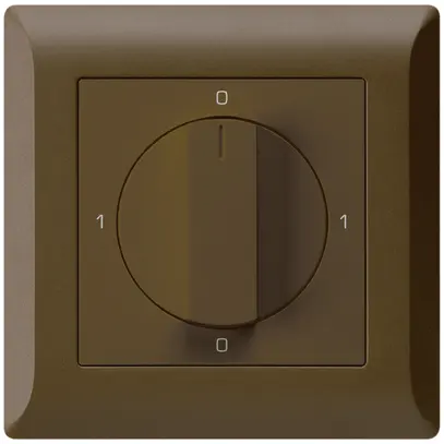 Interrupteur rotatif ENC kallysto.line 0/1L brun avec manette 