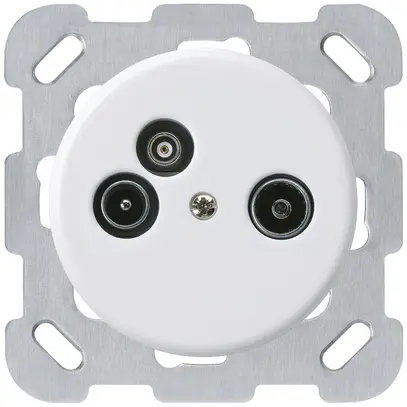 Prise d'antenne ENC TV-R-Données basico B 2GHz 19db blanc 