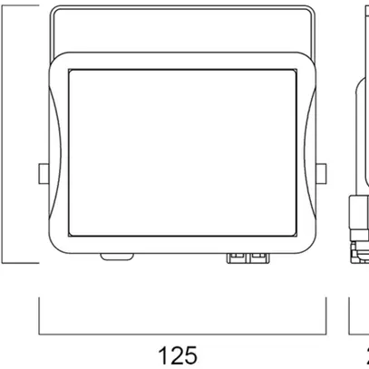 Proiettore LED Sylvania START Flood 26W 3000lm 840 IP65 110° 112×125mm ne 