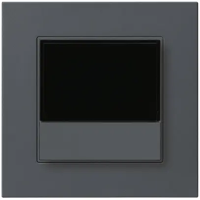 Thermostat d'ambiance ENC kallysto.pro KNX s/e-link avec touches anthracite 