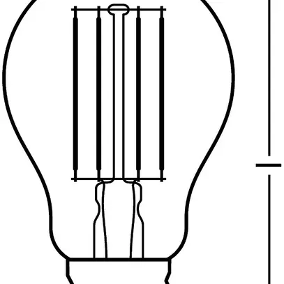 Lampe LED PARATHOM CLASSIC A75 FIL CLEAR DIM E27 7.5W 827 1055lm 
