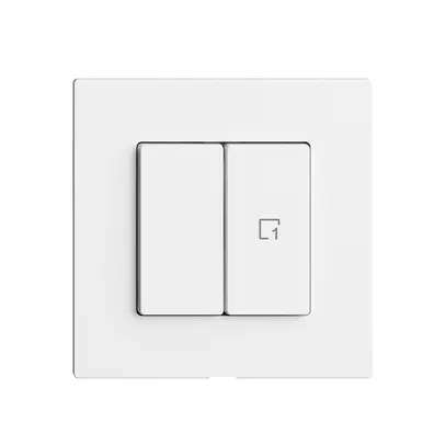 Interrupteur 1K/2T scène WLAN Edue Wiser blanc 