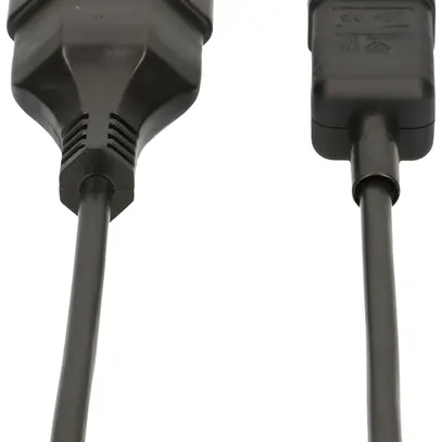 Câble d'appareil MAX HAURI Td 3×1mm² 2m noir fiche C14/T13 