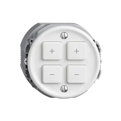 Station secondaire 2K/4T pour variateur Sdue Wiser blanc 