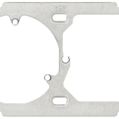 Plaque de fixation HA grd.I-I, horizontale, 77×137mm, 3-points+52mm, aluminium 