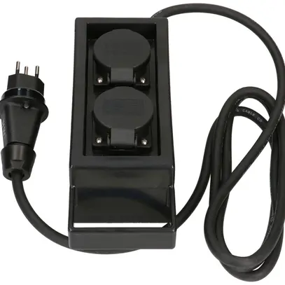 Presa da giardino MH picchetto da terra 2×T13 ABS 1.5m con T13 10A 