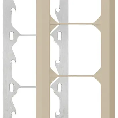 Intestazione INC kallysto.line 4×1 beige verticale 