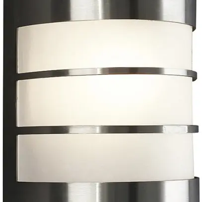 Applique Philips Calgary E27 1×60W IP44 acciaio pregiato 