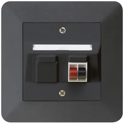 Presa INC audio kallysto.trend 1×nero morsetto per 1 altoparlante 