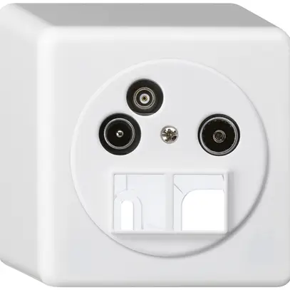 Presa d'antenna AP TV-R-dati HMS basico 14dB bianco 