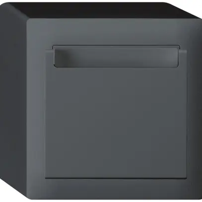 Interruttore Hotelcard AP kallysto 1L grigio scuro 