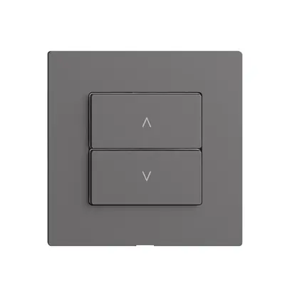 Interruttore tapparelle 1K/2T Edue Wiser grigio scuro 