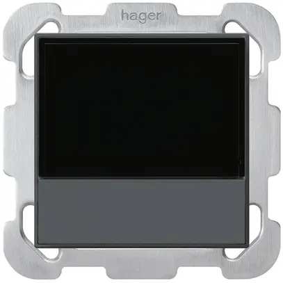 Termostato ambiente INC kallysto B KNX s/e-link con tasti antracite 