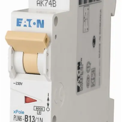 Disgiuntore Eaton B/13A 1P+N 6kA 1UM 
