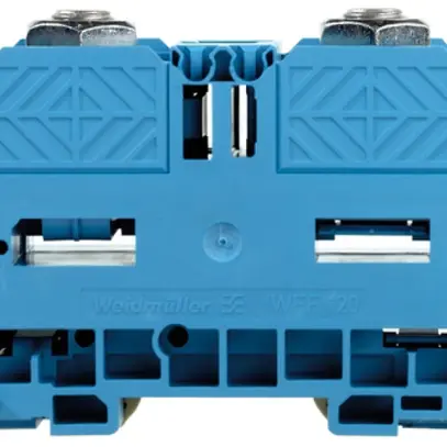 Borne à boulon Weidmüller WFF 120mm² 1000V 269A 2 connex.M10 TS35 bleu 