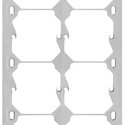 Placca di fissaggio Hager grd.4×2 137×257mm 