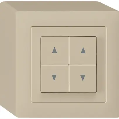Pulsante per tappar.AP kallysto beige con 4 tasti 