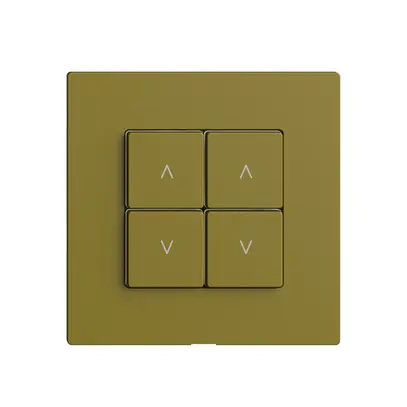 Interruttore tapparelle 2K/4T Edue Wiser olive 