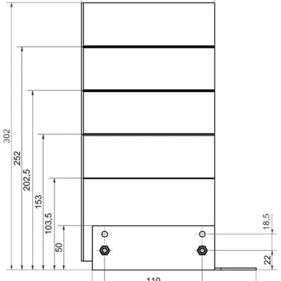 Plaque indicatrice WERMA BWM, pour colonne de signalisation, complet 